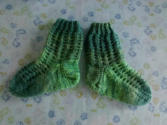 # 15 Herrensocken mit Querrippen