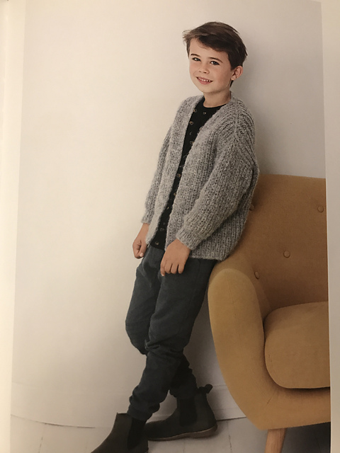 Brioche cardigan mini