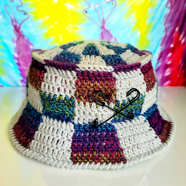 Checkered Bucket Hat