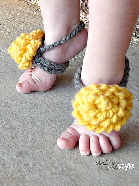 Pretty Baby Barefoot Sandals