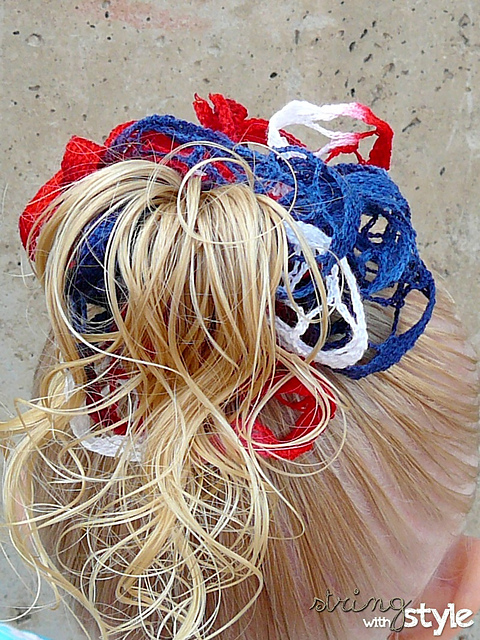 Ruffle Hair Bow