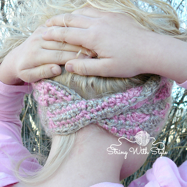 Ear Warmer Headband With a Twist