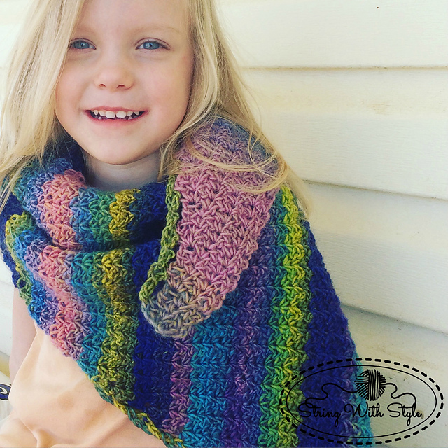Star Bright Angled Scarf
