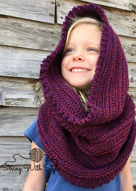 Sleigh Ride Hooded Infinity Scarf