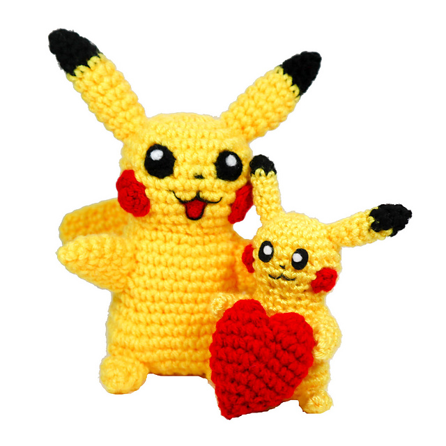 Pokemon Pikachu Amigurumi (Upsized)