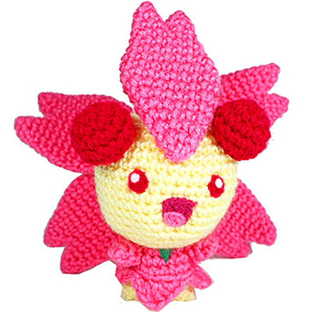 Pokemon Cherrim Sunshine Amigurumi