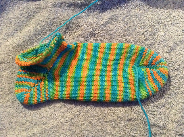 Anders herum Socken