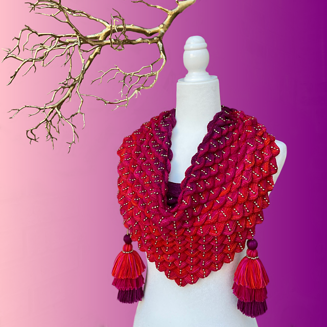 Ravelry: I Am Dragon III Remix pattern by Alexandra Davidoff