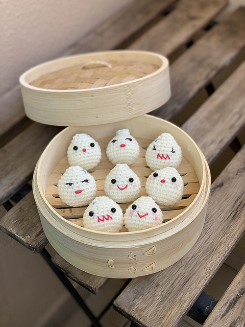 Crochet Dumpling Xiao Long Bao