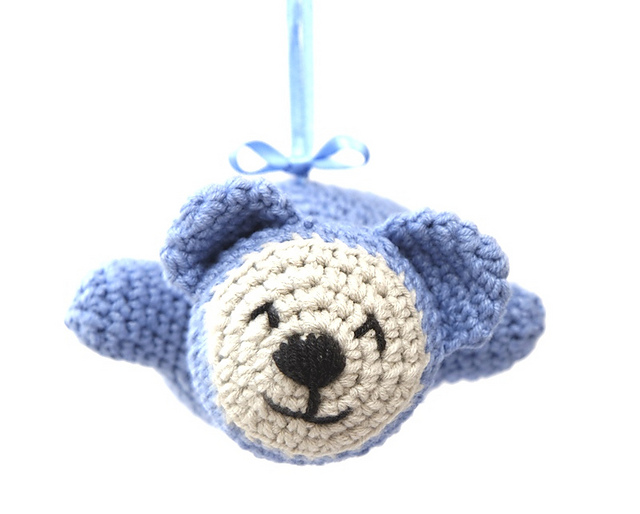 Flying Bear Baby Mobile