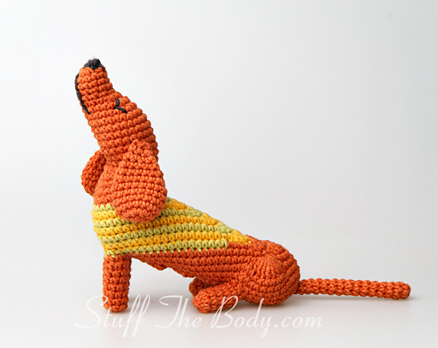 Dalton The Dachshund Amigurumi