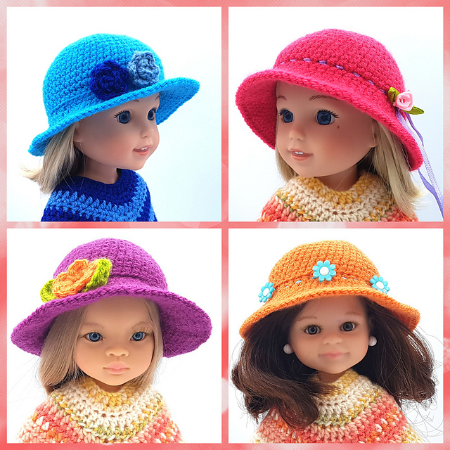 Hats for dolls