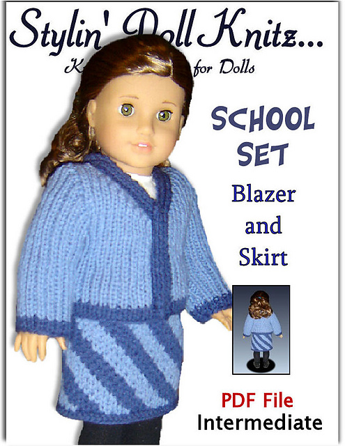 American Girl, 18 inch doll. blazer and Skirt. 039
