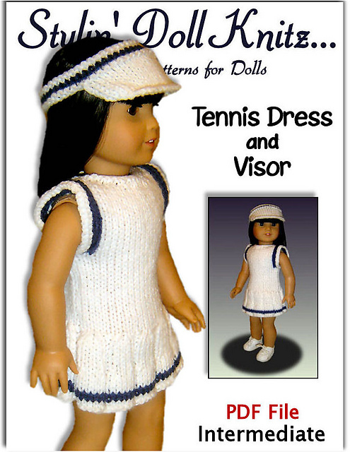 Tennis Dress  American Girl and 18 inch 024