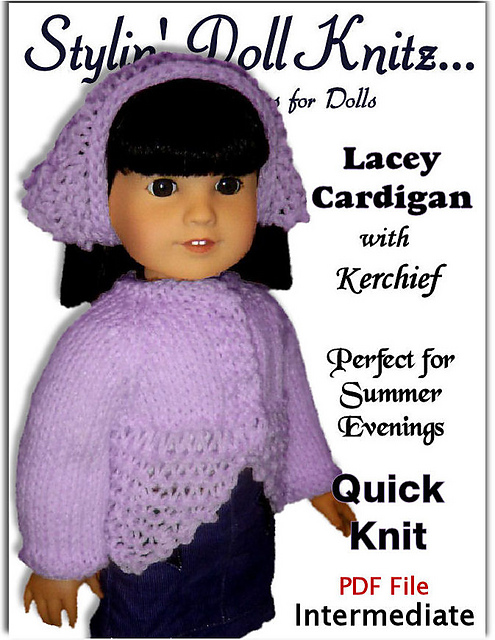 American Girl, 18 inch doll. (Gotz) Cardigan 019