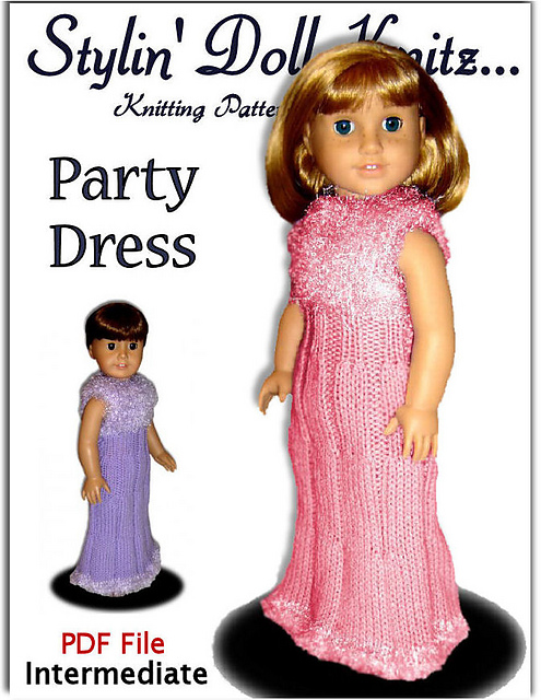 American Girl Doll Party Dress, 016