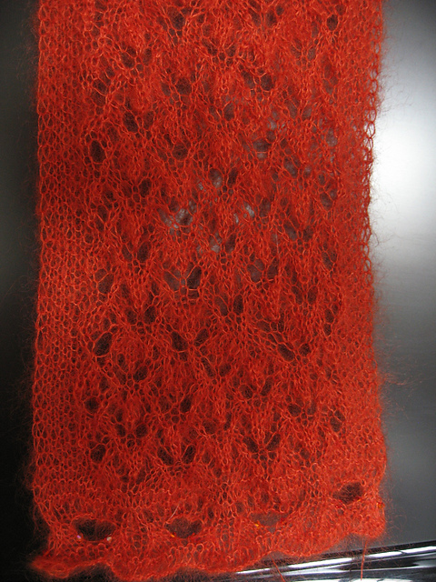 Lacy Tulips - Week in the Life of a Knitter's Cat