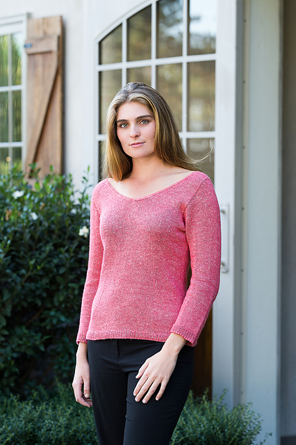 Essex Top-Down Pullover #B118