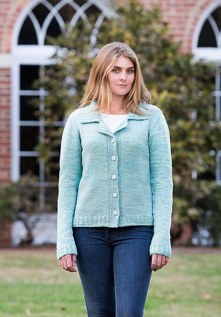 Anchorage Top-Down Cardigan #B120