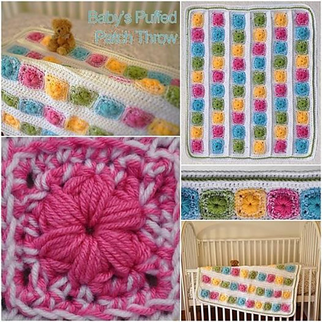 Baby's Puffed Patch Throw