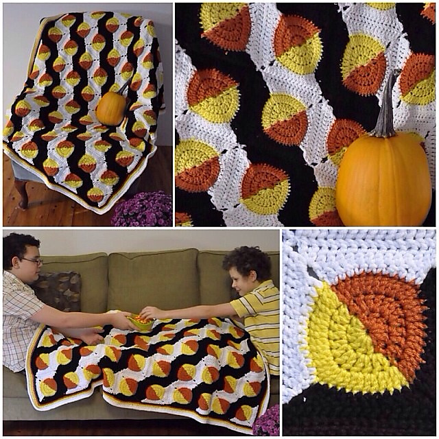 Candy Corn Afghan
