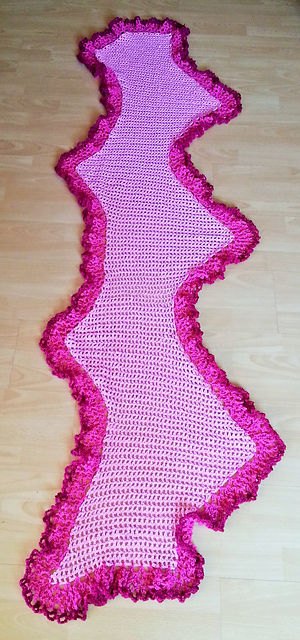 Rüschenschal XXL