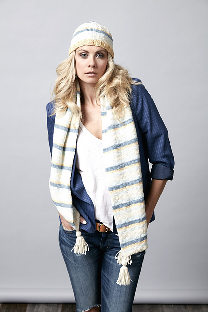 Calming Waves Scarf and Hat Set