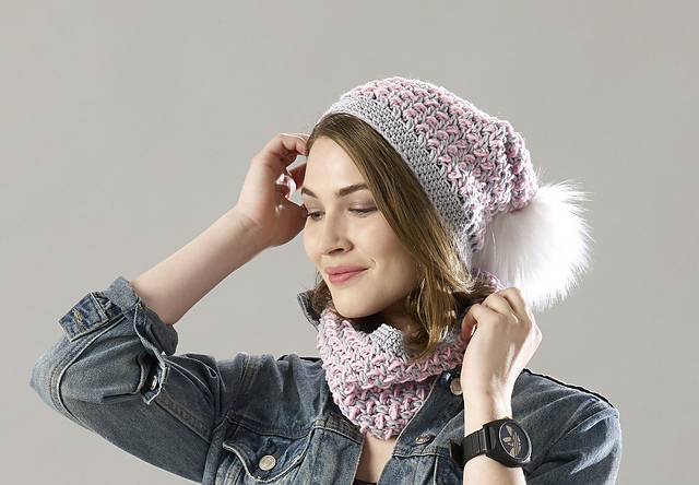 Rosetta Toque and Cowl Set