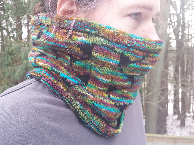 Sashiko Neckwarmer