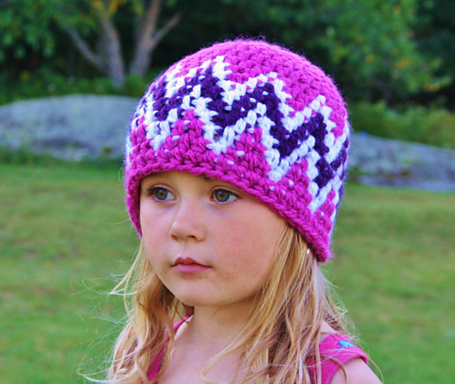 Chevron Beanie Hat