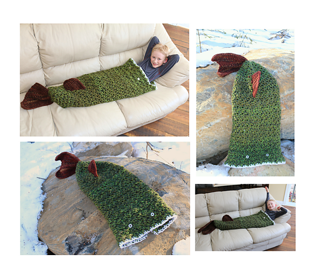 Chunky Pike Fish Blanket