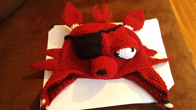 Five Nights at Fredy's - Foxy Earflap Hat