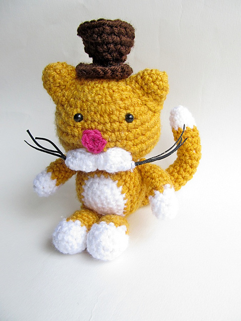An Amigurumi Cat Gentleman