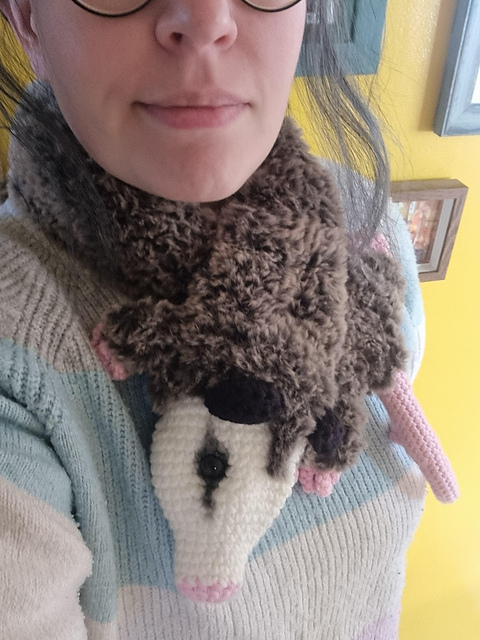 3D Opossum Scarf