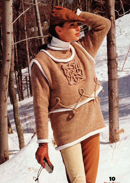 #10 Cropped Drop Stitch Pullover