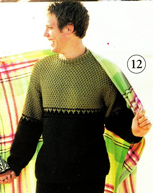 #12 Man's Sweater in Olive