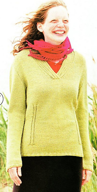 #17 Sweater with V-neck
