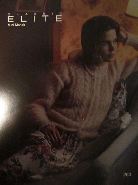 Mrs. Blair's Lace Mini Mohair Cardigan