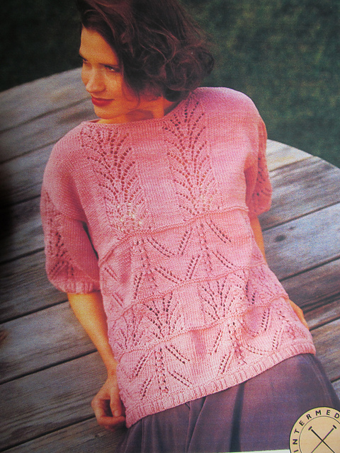 Lace Short Sleeve Pull #607
