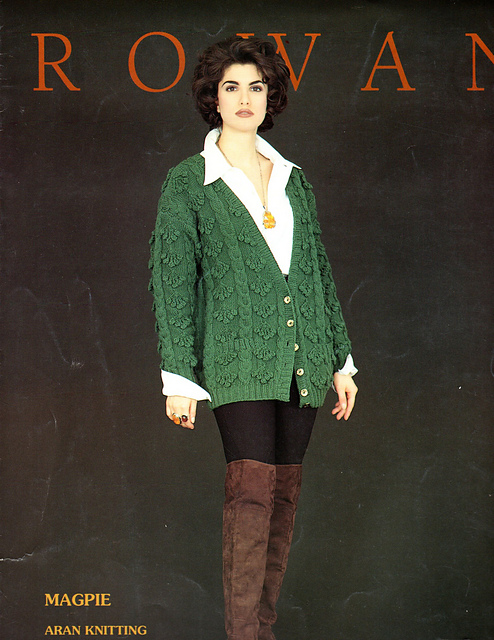 #553 Bobble and Cable Sweater