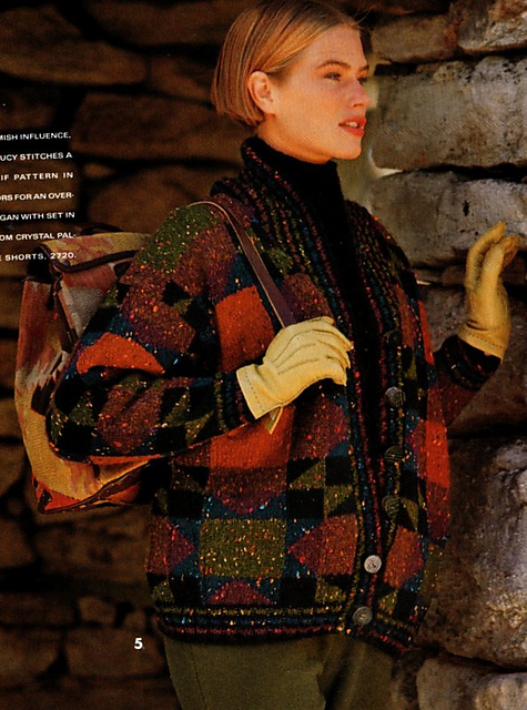 #05 Quilt Pattern Cardigan