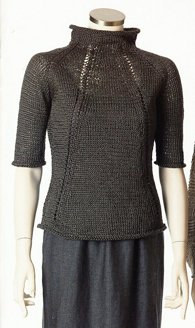 Raglan Pullover with Openwork - 6