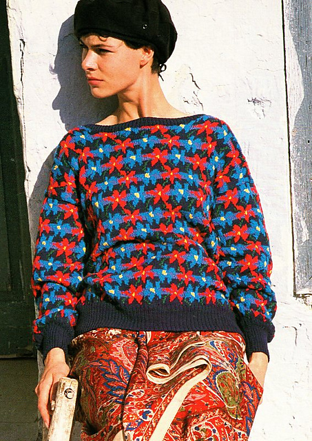 Floral Sweater
