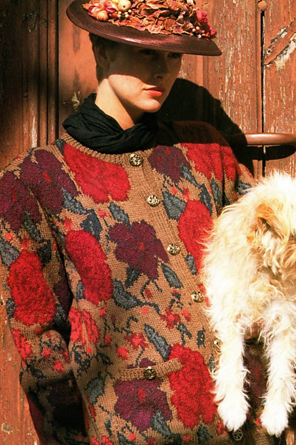 Ravelry: Rose Fair Isle Cardigan pattern by Lena Stengard