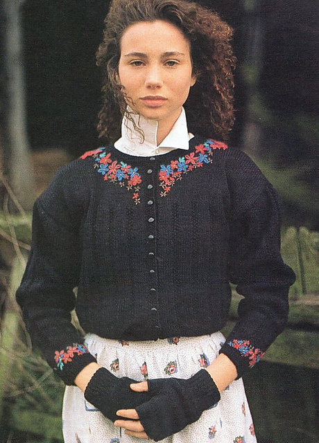 Embroidered Cardigan
