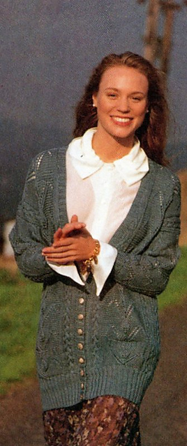 #23 Long Line Tulip Cardigan