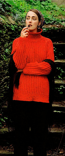 #26 Moss Rib in Aran weight