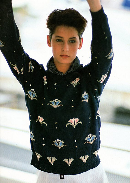 #18 Long Sleeved Short Sweater