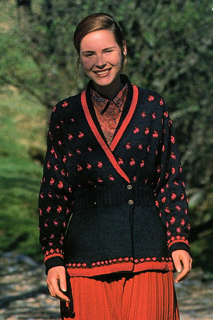 Shawl collared cardigan with peplum