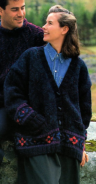 Chunky Fair Isle Cardigan